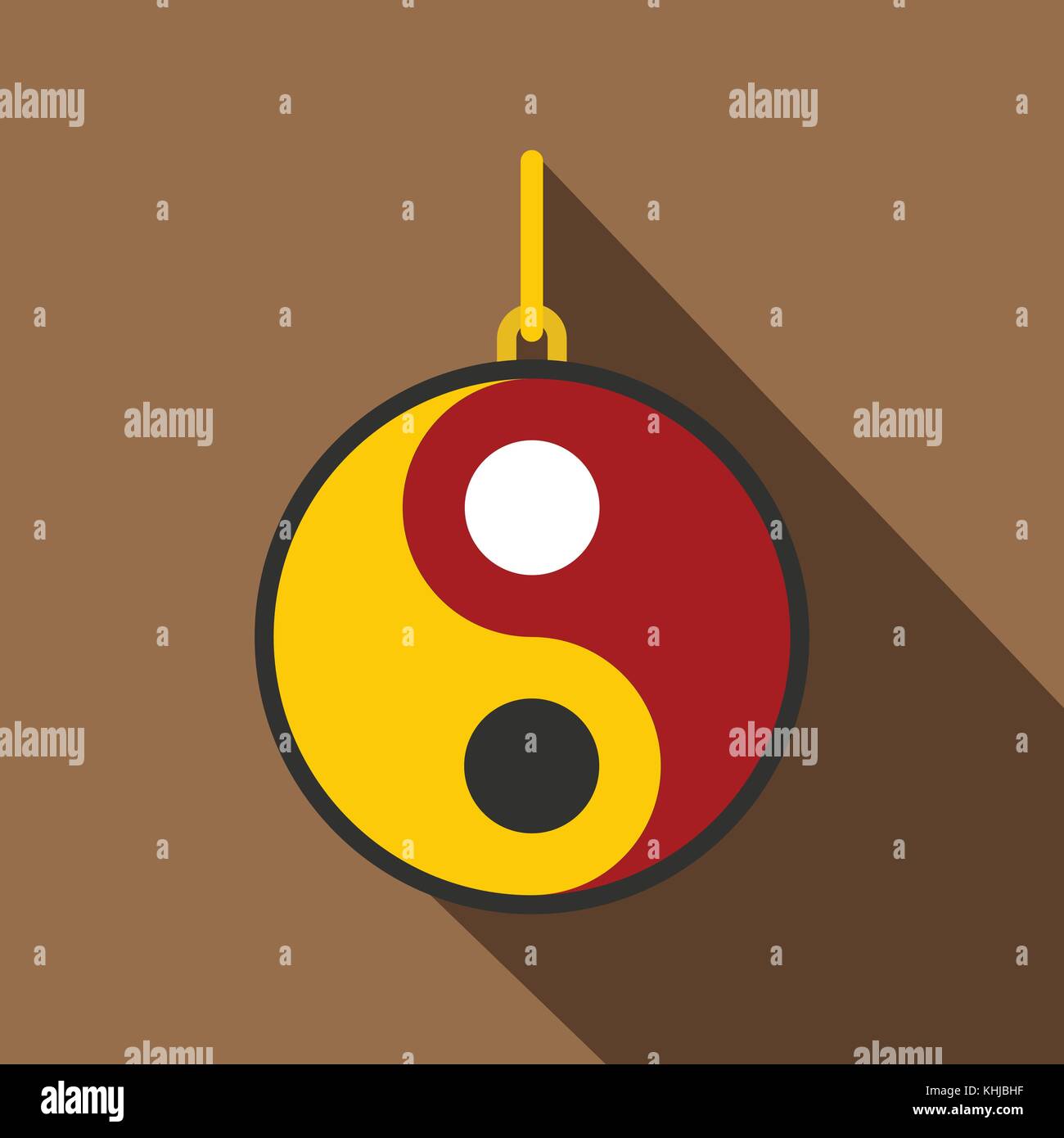 Ying yang symbol of harmony and balance icon Stock Vector Image & Art ...
