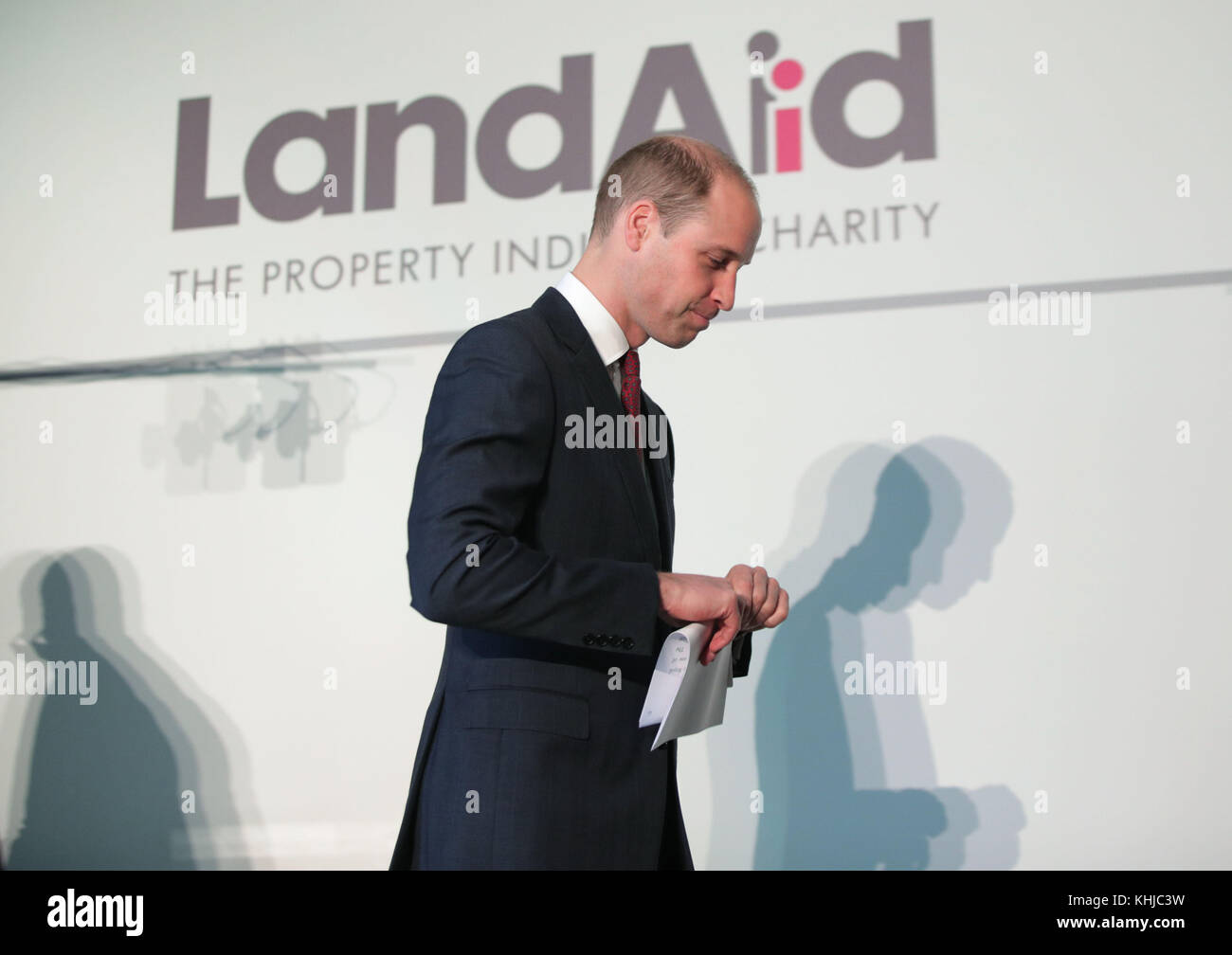 The Duke of Cambridge during the launch of LandAid's Pledge150 campaign, at the RICS in London. Stock Photo
