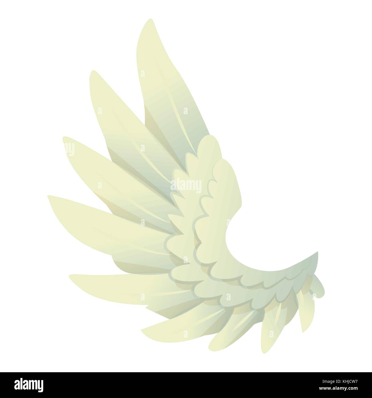 Angel wing icon, cartoon style Stock Vector Image & Art - Alamy