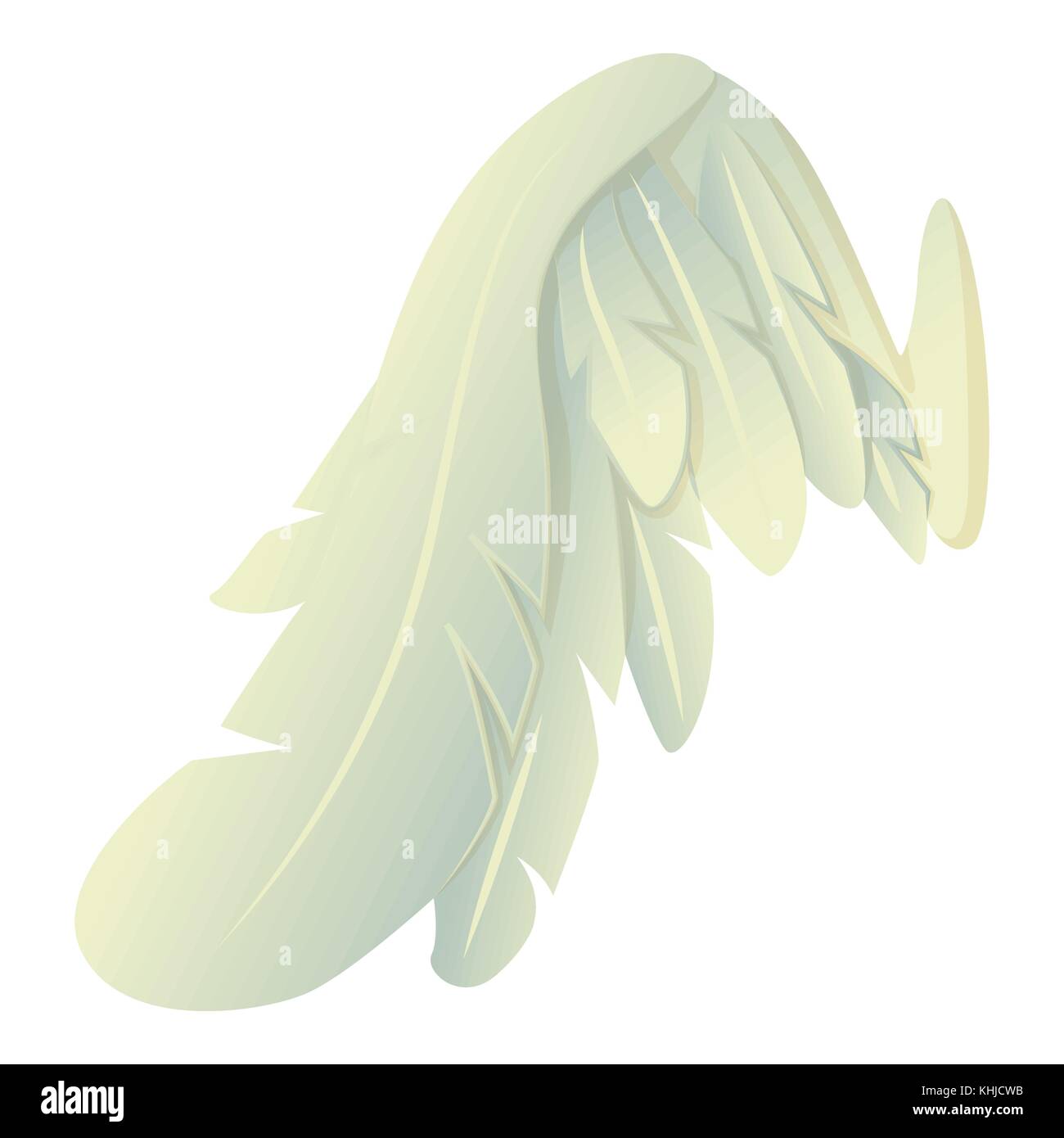 Angelic wing icon, cartoon style Stock Vector Image & Art - Alamy