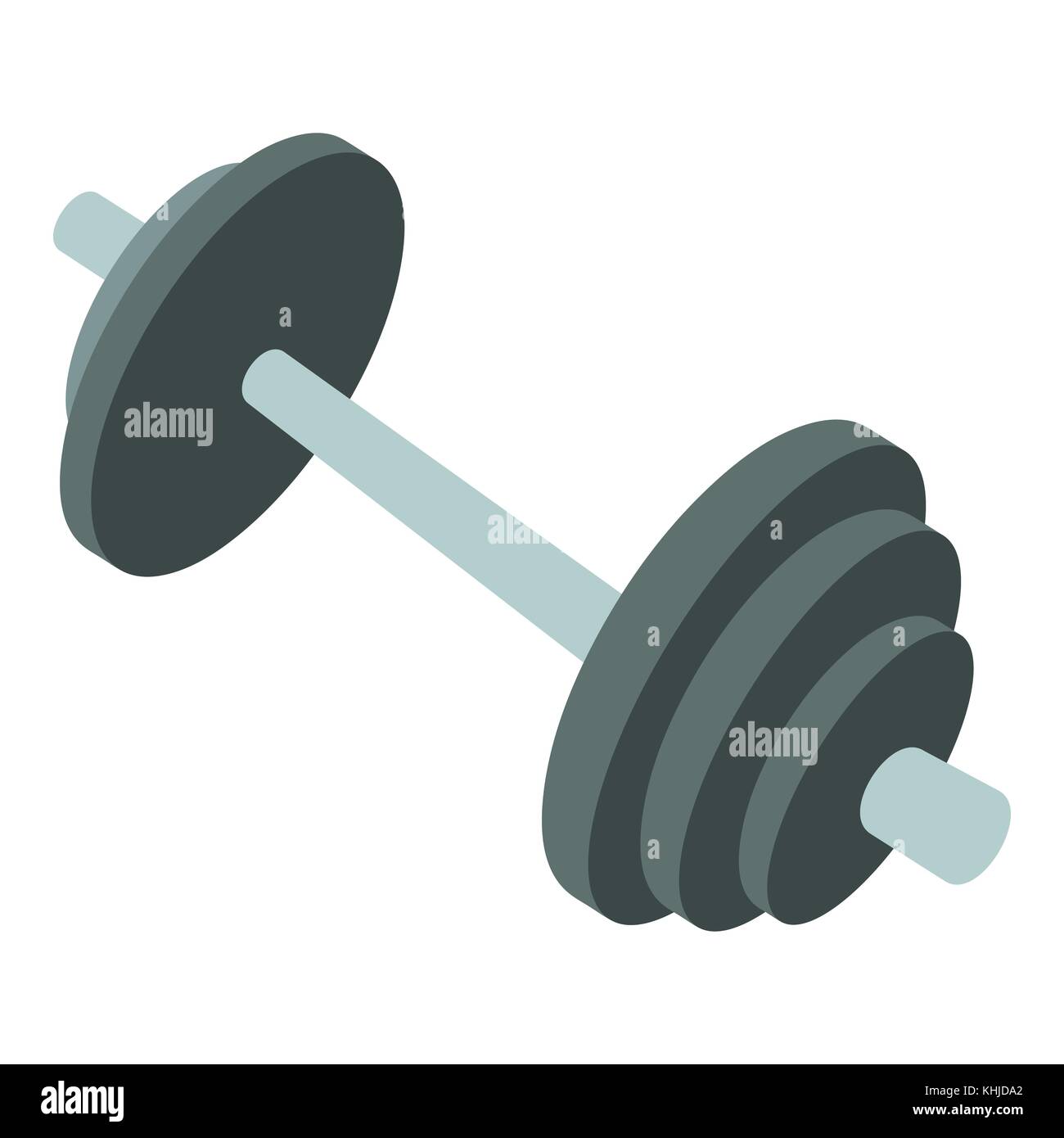 Barbell icon, cartoon style Stock Vector Image & Art Alamy