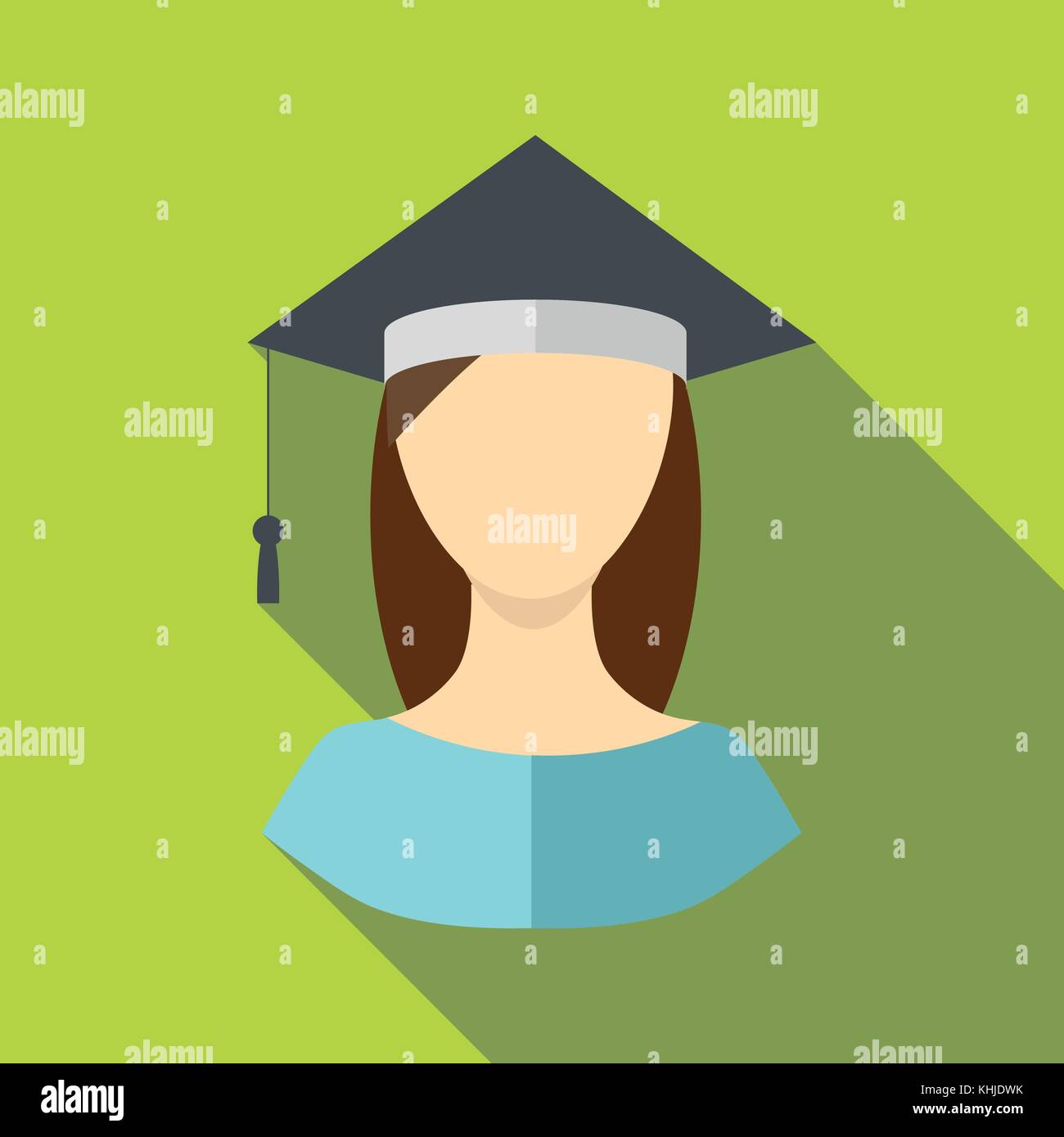 Graduate gown standing Stock Vector Images - Alamy