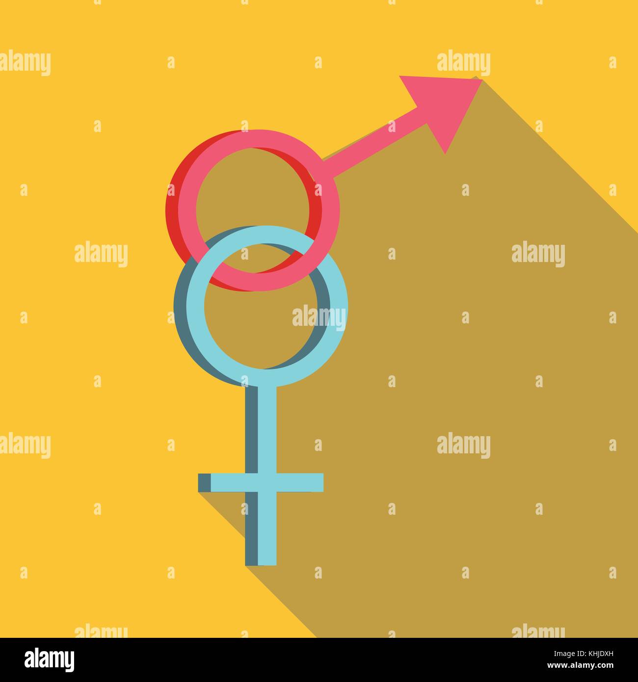 Sign man and woman icon, flat style Stock Vector Image & Art - Alamy