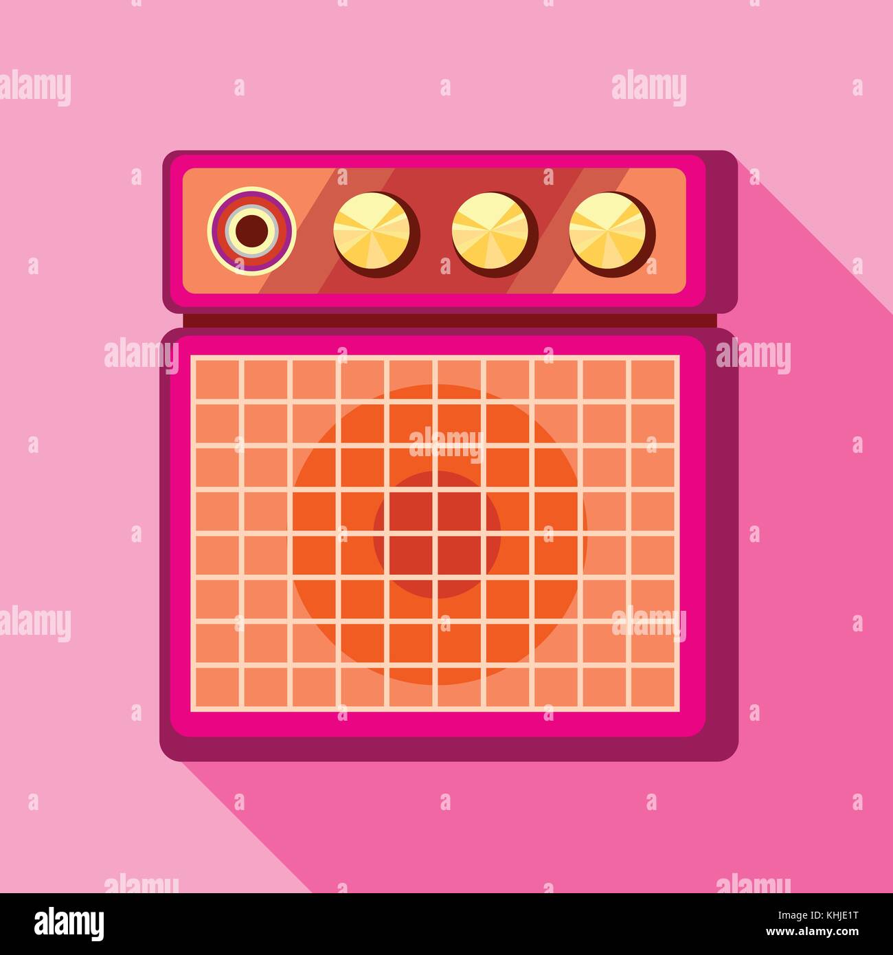 Sound speaker icon, flat style Stock Vector Image & Art - Alamy