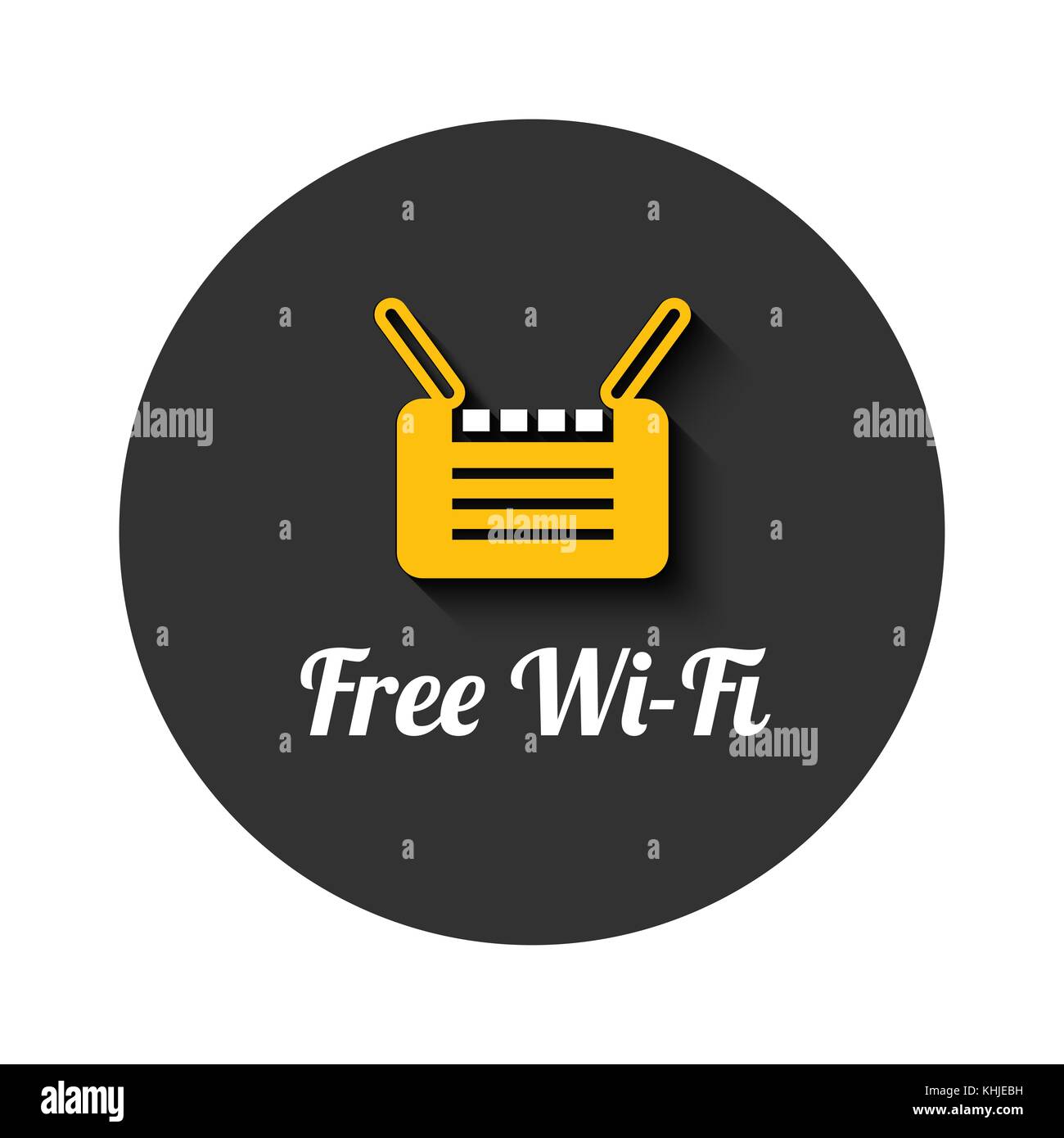 Wi-Fi free icon Stock Vector Image & Art - Alamy