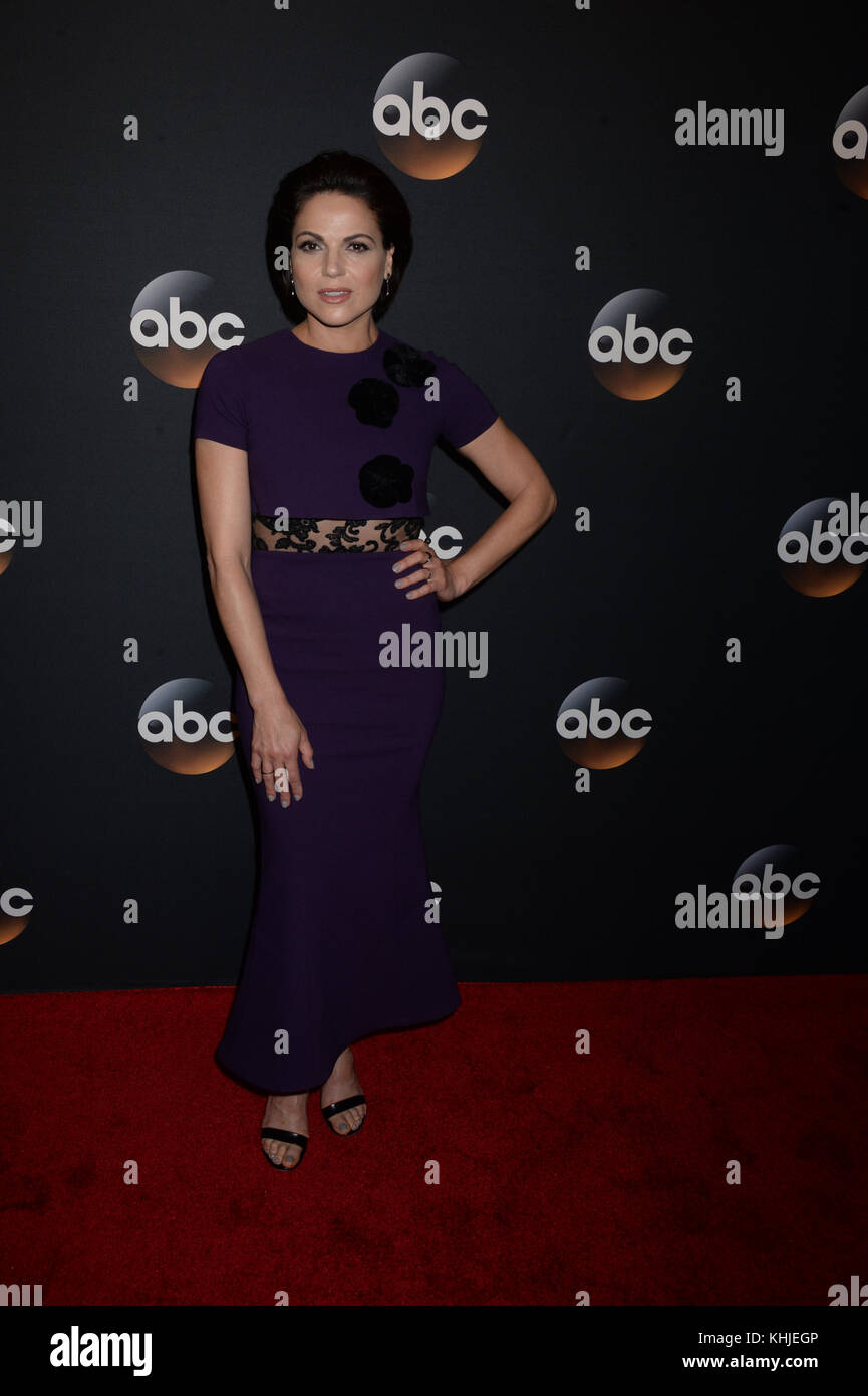 NEW YORK, NY - MAY 16: Lana Parrilla attends the 2017 ABC Upfront event