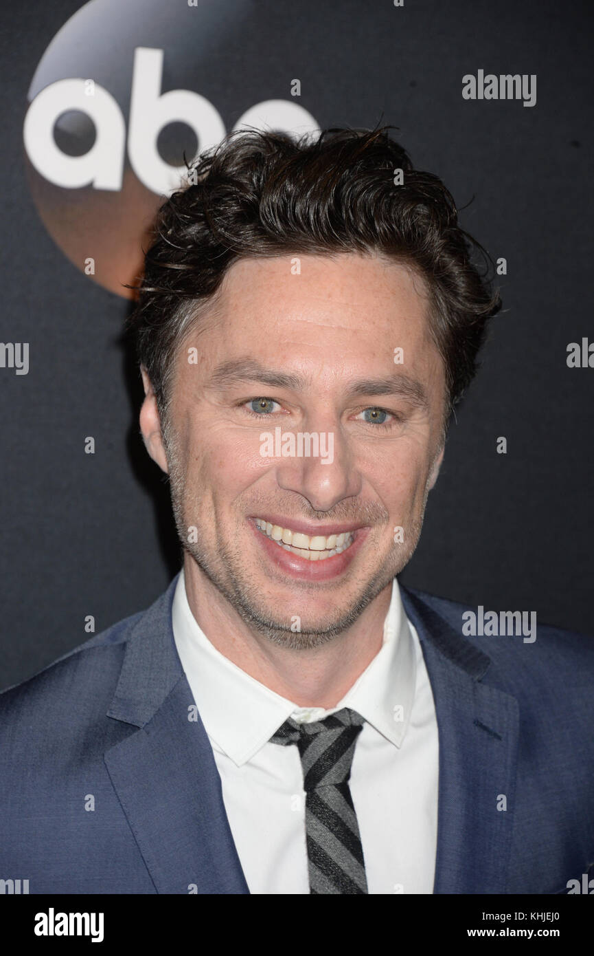 NEW YORK, NY MAY 16 Zach Braff attends the 2017 ABC Upfront event on