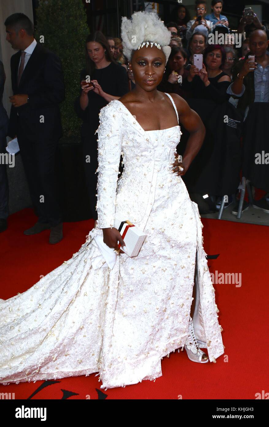 New York Ny May 01 Cynthia Erivo Leaves From The Mark Hotel For Stock Photo Alamy