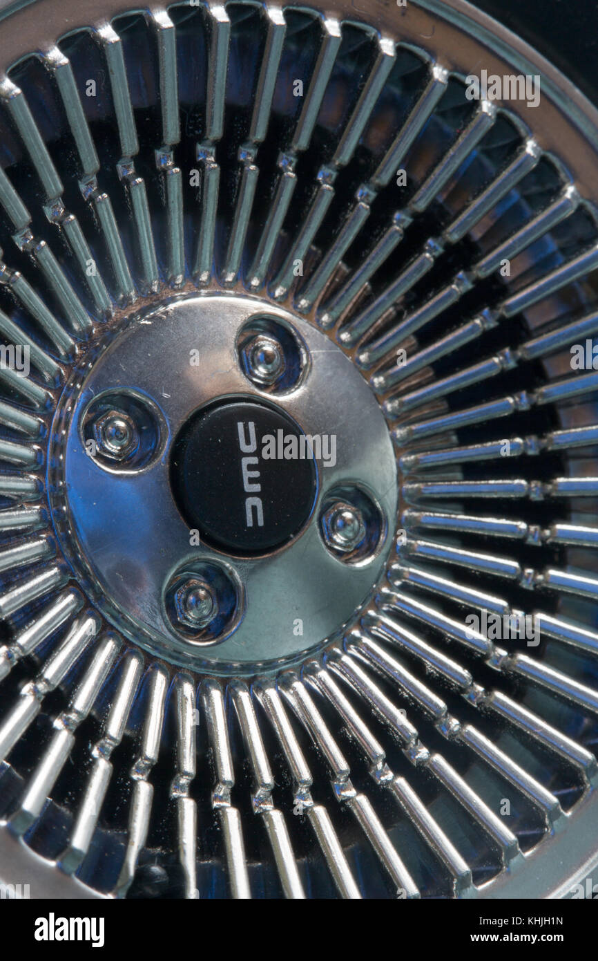 Close up of the alloy spokes on a wheel of a model car Stock Photo Alamy