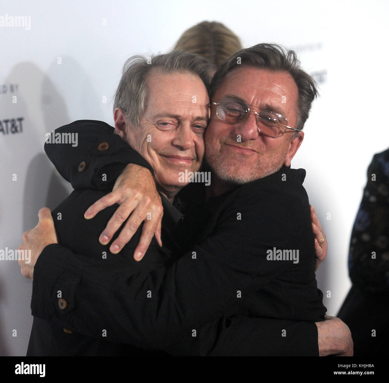 NEW YORK, NY - APRIL 28: Steve Buscemi, Tim Roth attends 'Reservoir Dogs'  25th Anniversary Screening during 2017 Tribeca Film Festival at The Beacon  Theatre on April 28, 2017 in New York