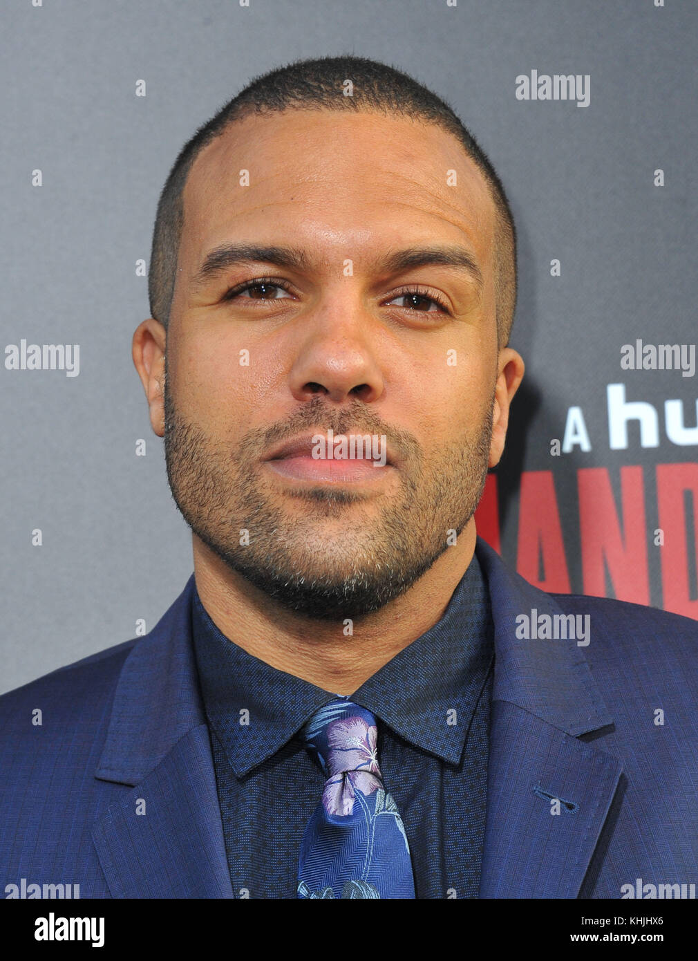 HOLLYWOOD, CA - APRIL 25: O-T Fagbenle attends the premiere of Hulu's 'The Handmaid's Tale' at