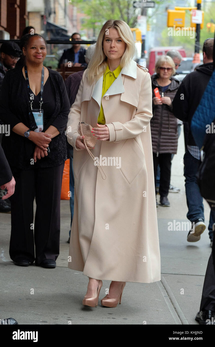 New York Ny April 20 Actress Alice Eve Has A Wardrobe