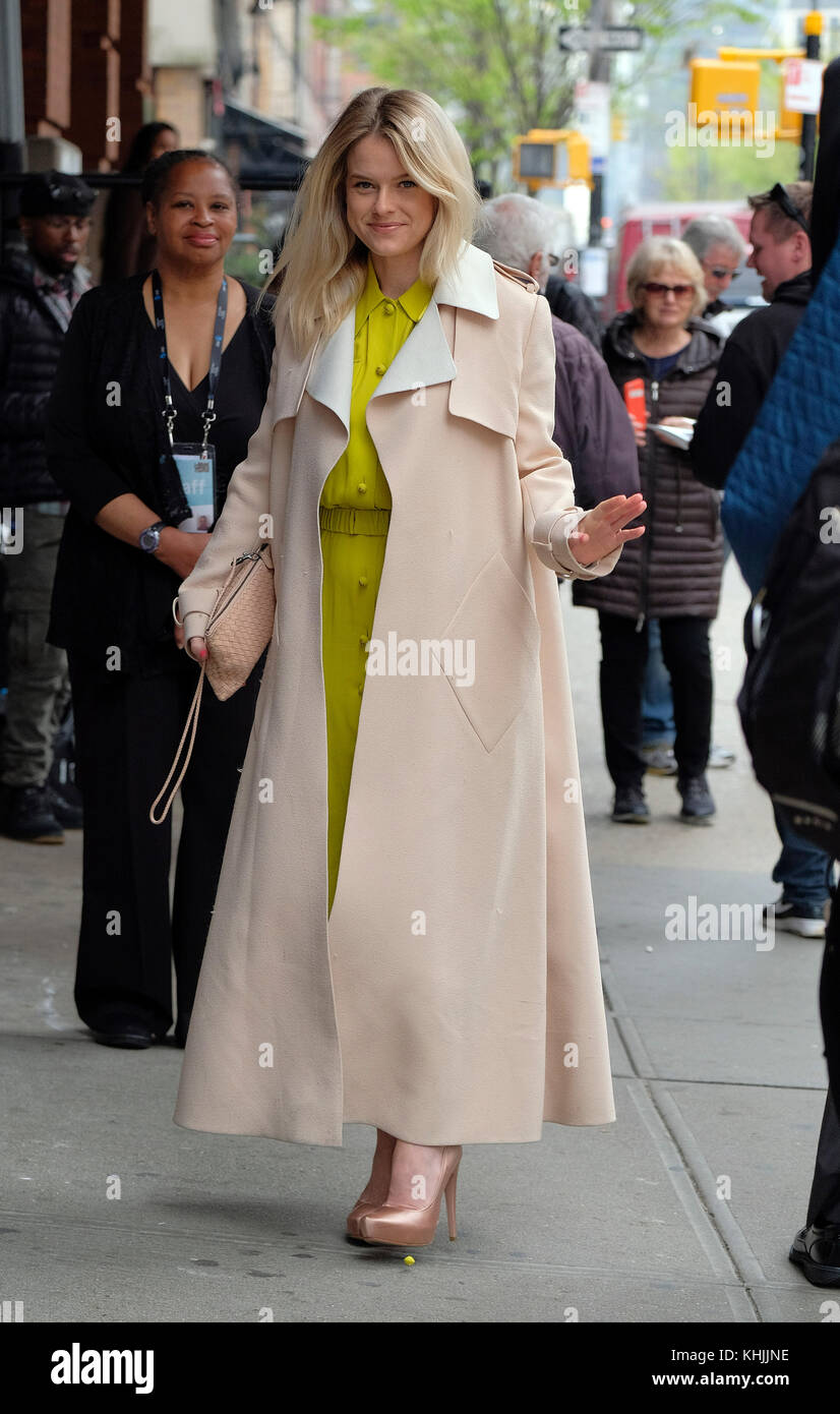 New York Ny April 20 Actress Alice Eve Has A Wardrobe