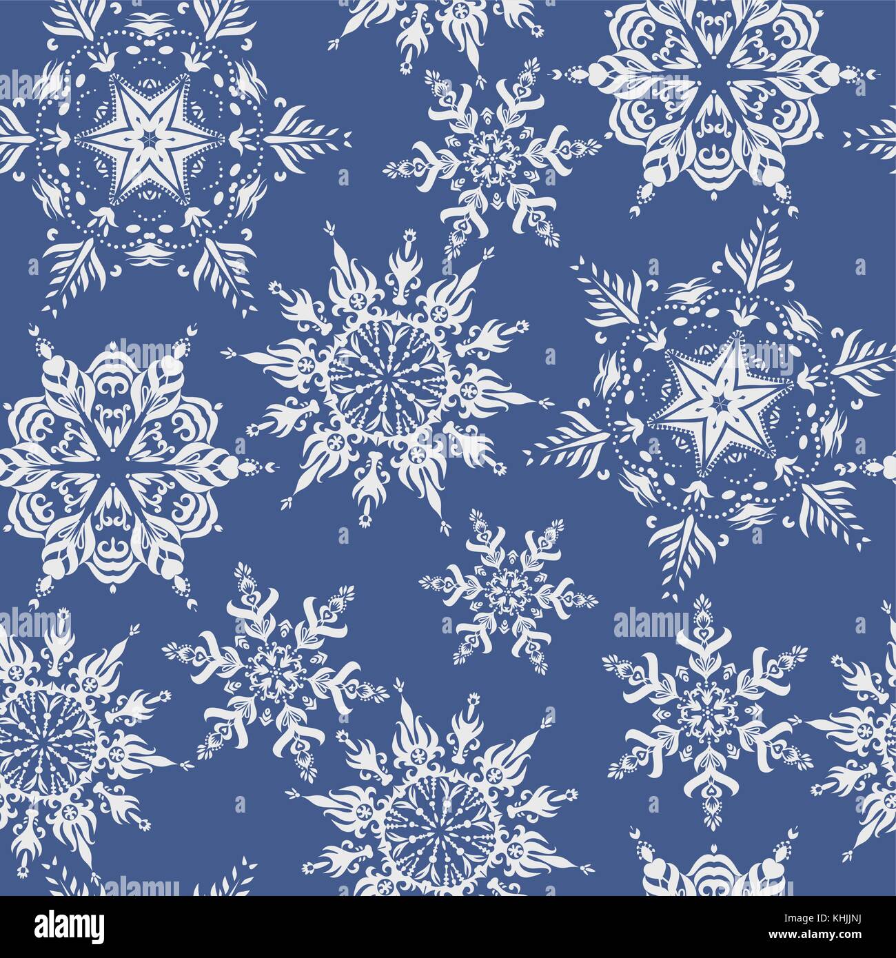 Snowflakes art abstract decorative pattern Stock Vector Images - Alamy