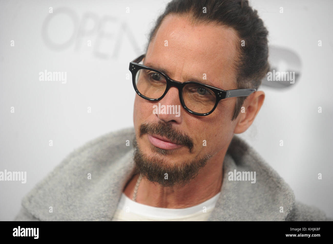 NEW YORK, NY - APRIL 18: Chris Cornell attend the New York Screening of 'The Promise' at The Paris Theatre on April 18, 2017 in New York City  People:  Chris Cornell  Transmission Ref:  MNC1 Stock Photo