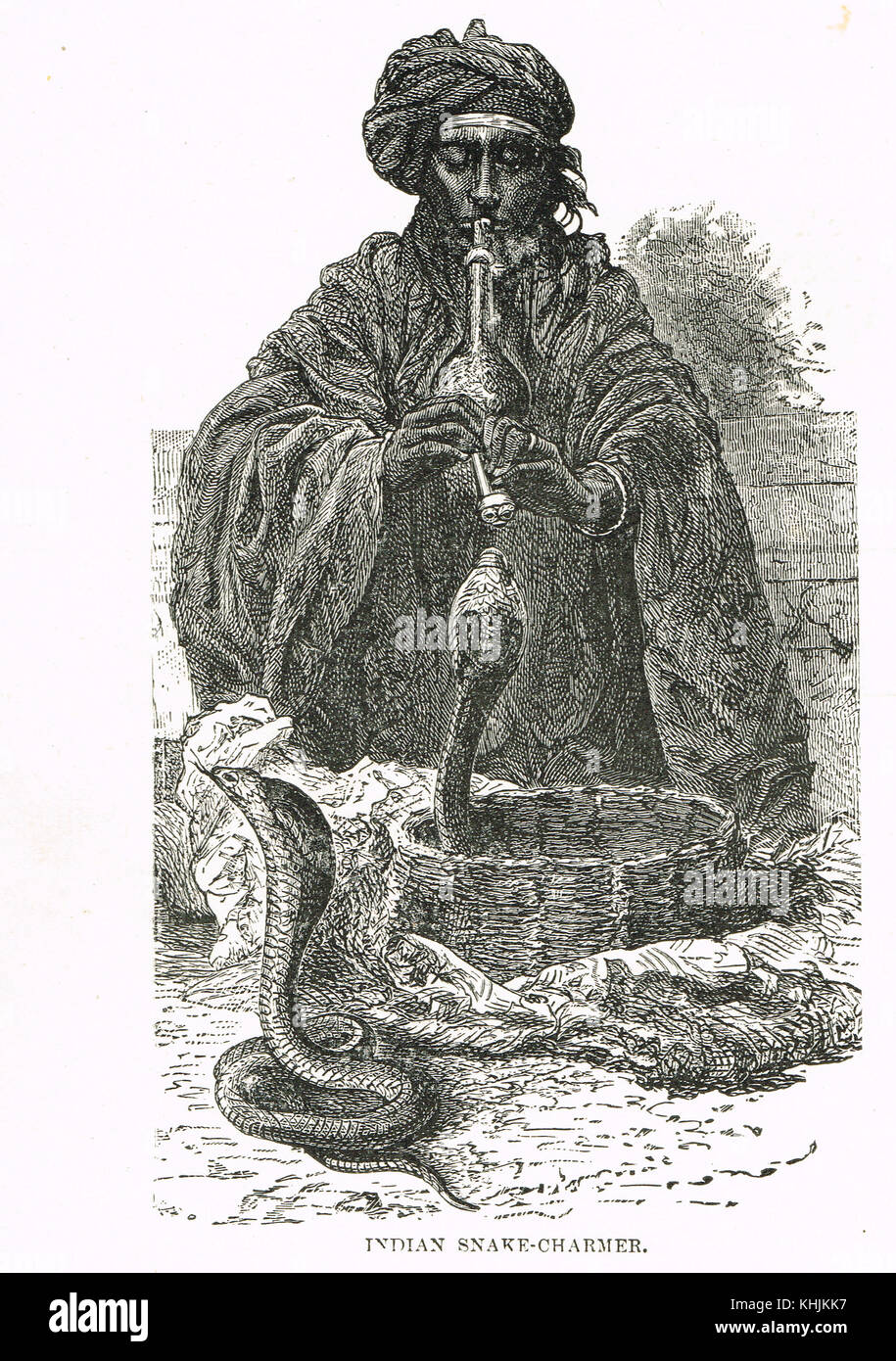 Snake charmer illustration hi-res stock photography and images - Alamy