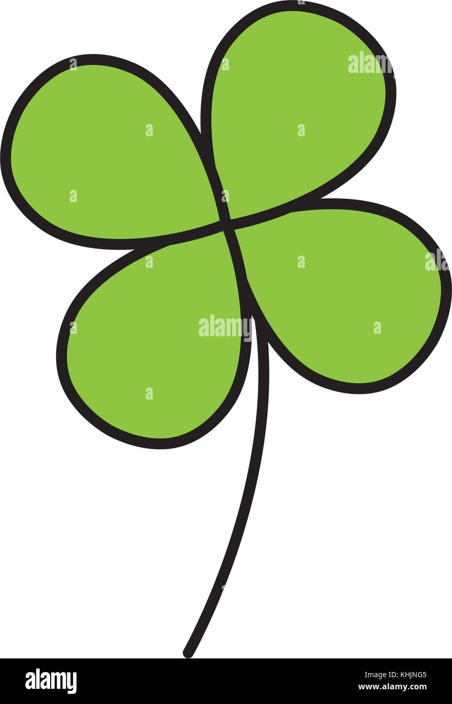 natural clover plant with leaves design Stock Vector Image & Art - Alamy