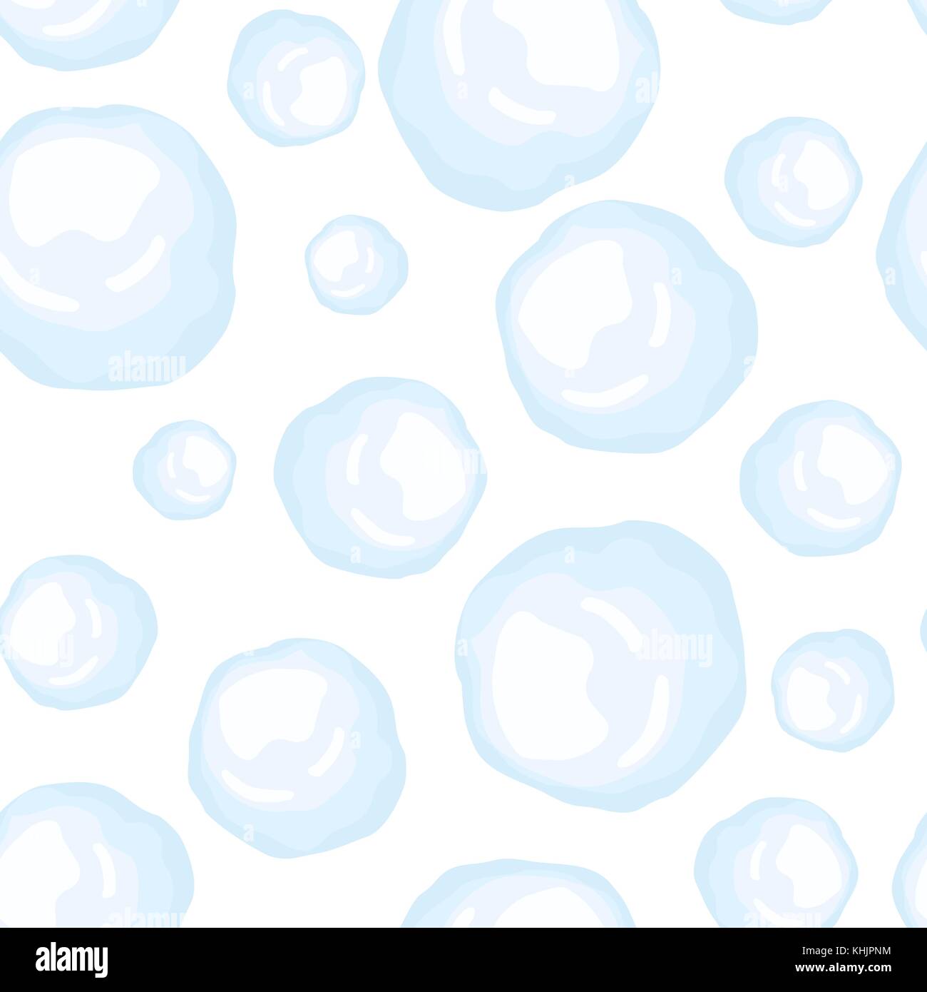 Snowball pattern. Winter background Vector illustration. Christmas and ...