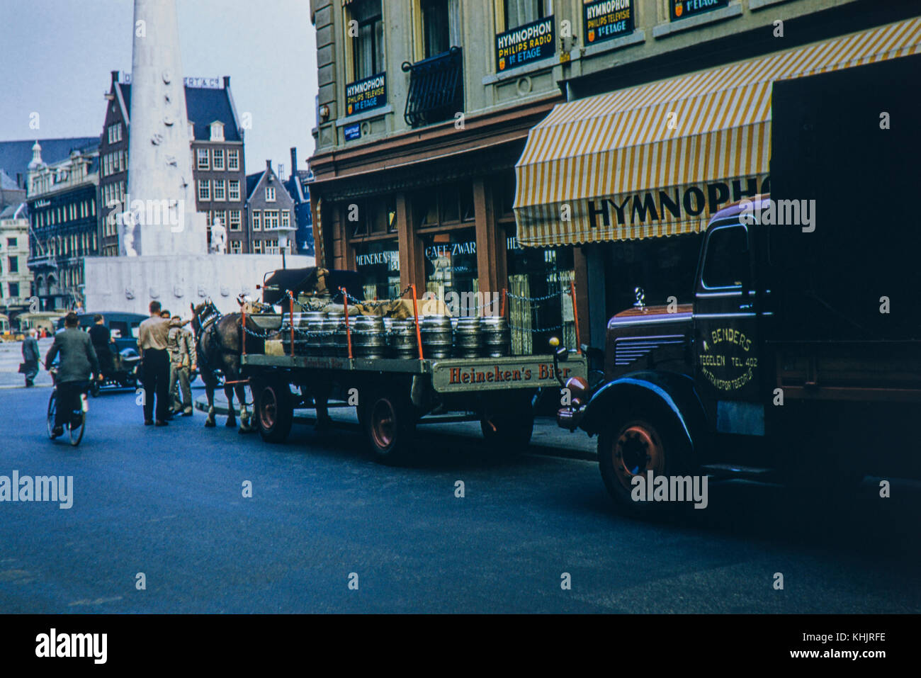 Heineken Beer Dray, Amsterdam, Holland, July 1956 Stock Photo