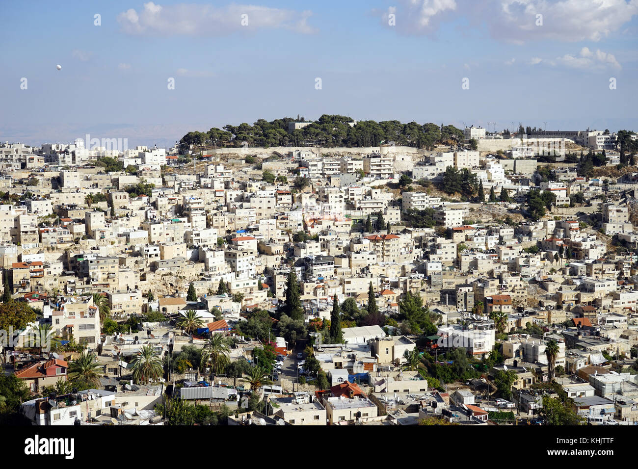 Houses on the hill in Eastern Jerusalem, Israel Stock Photo Alamy