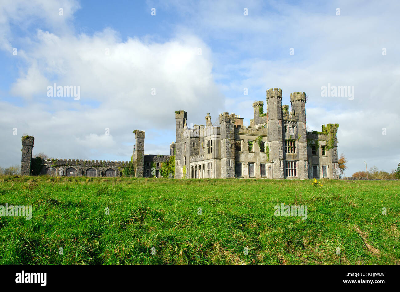 View on a Castle Saunderson, Belturbet, Co. Cavan, Ireland Stock Photo