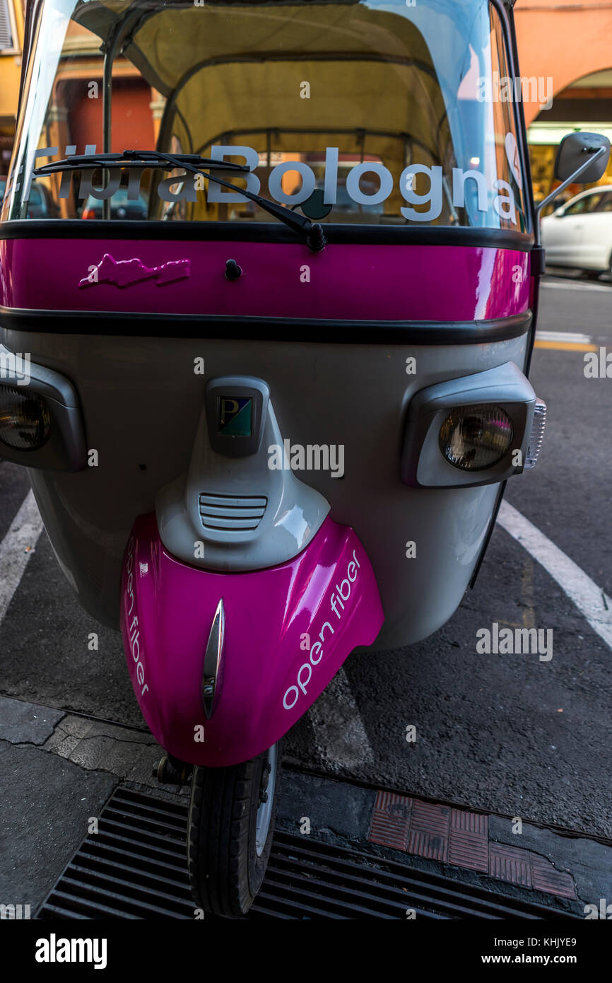 Scooter City, Bologna, Italy. Scooters are ubiquitous in Italian cities