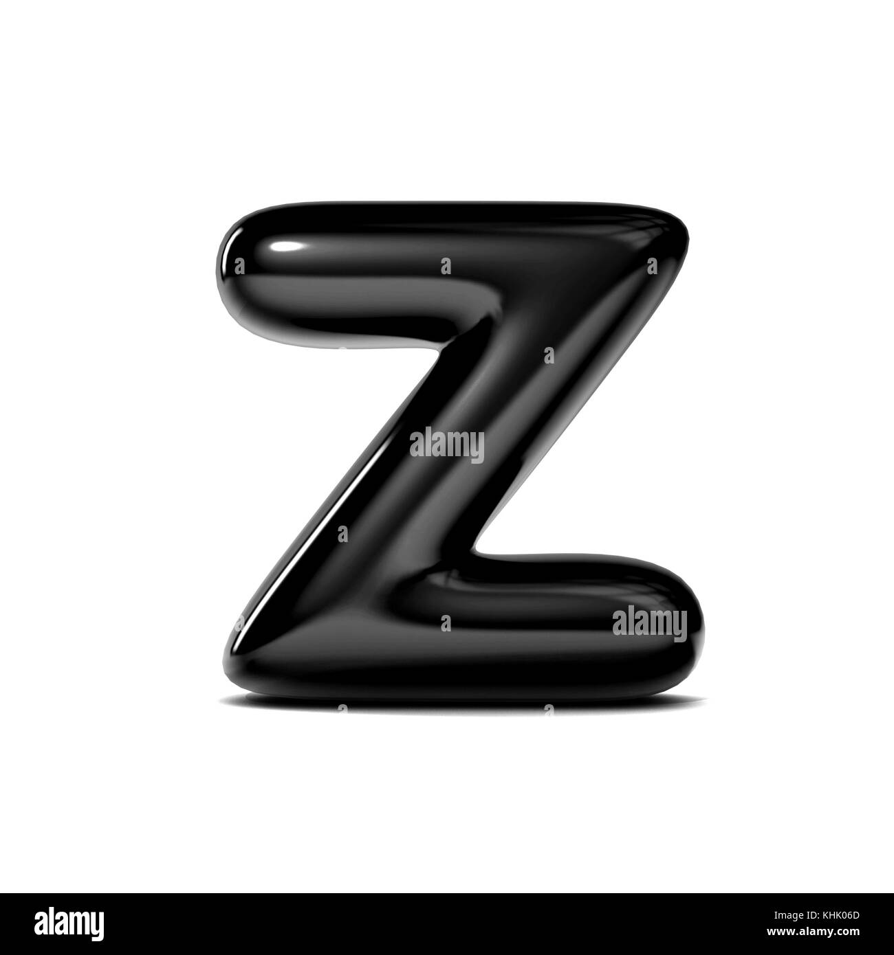 glossy letter Z bubble font isolated on white background. 3D Rendering Stock Photo Alamy