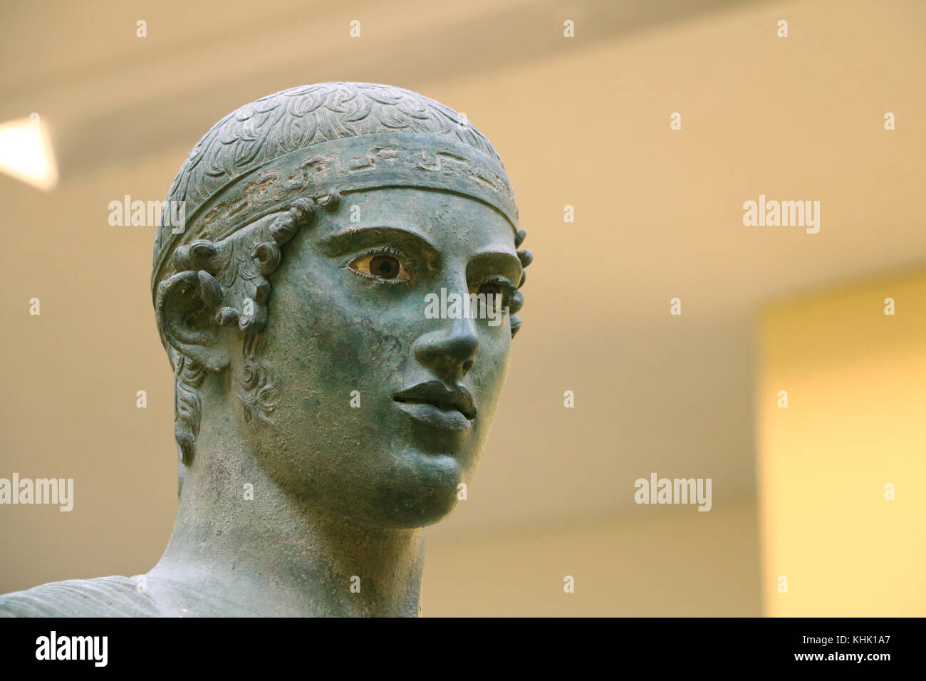 Ancient Greek Bronze Statue High Resolution Stock Photography and