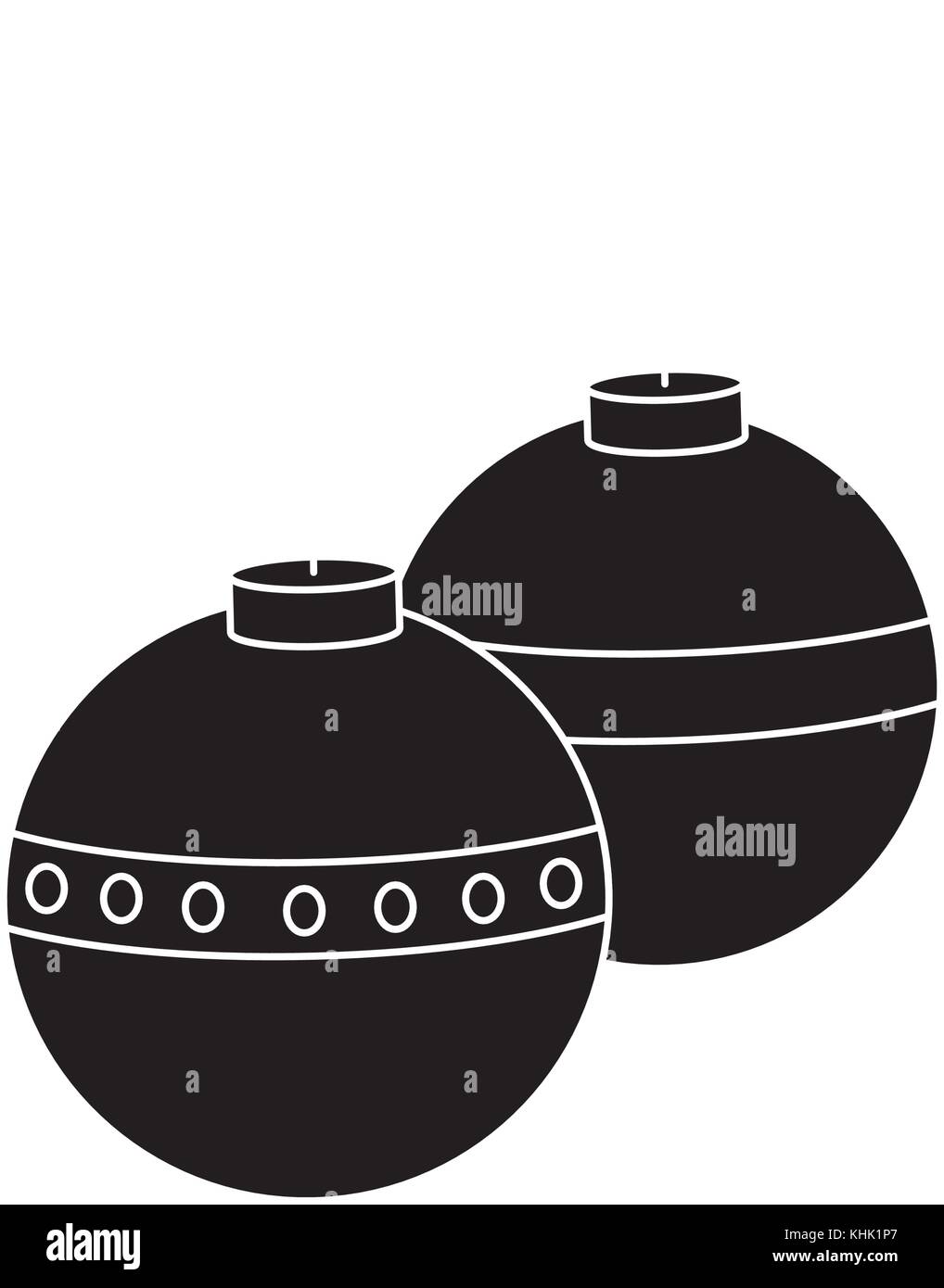 Christmas decorative balls pop art cartoon Stock Vector Image & Art - Alamy