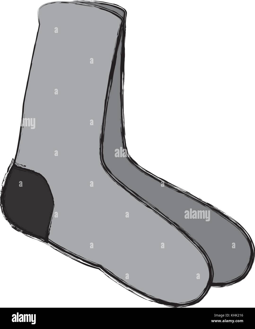 Socks  icon isolated Stock Vector