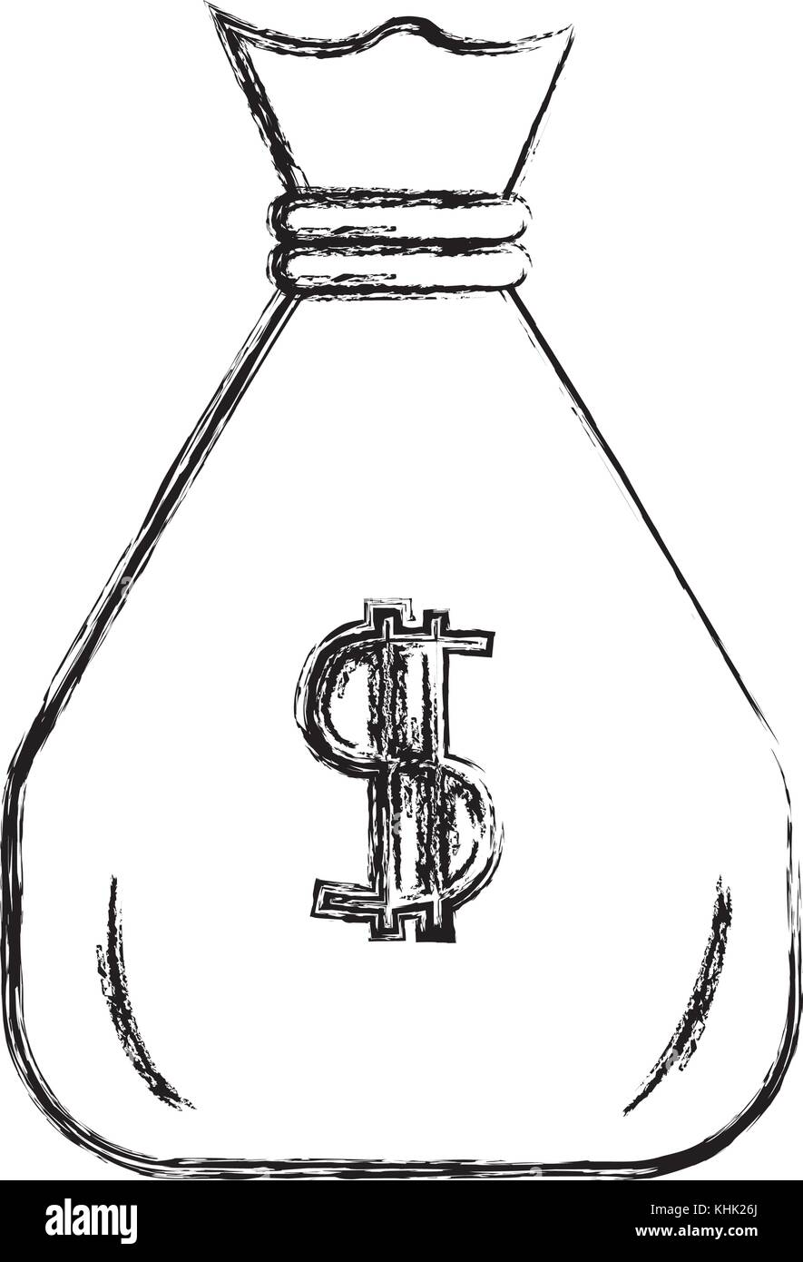 Money sack bag Stock Vector Image & Art - Alamy