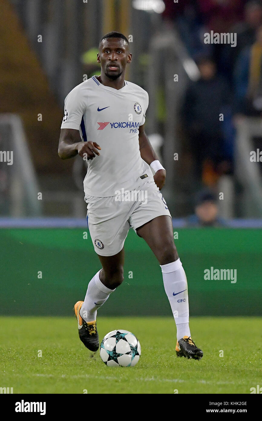 Antonio Rudiger Chelsea Roma 31-10-2017 Stadio Olimpico Champions League,  Fase a gironi. AS Roma - Chelsea Foto Antonietta Baldassarre / Insidefoto  Stock Photo - Alamy