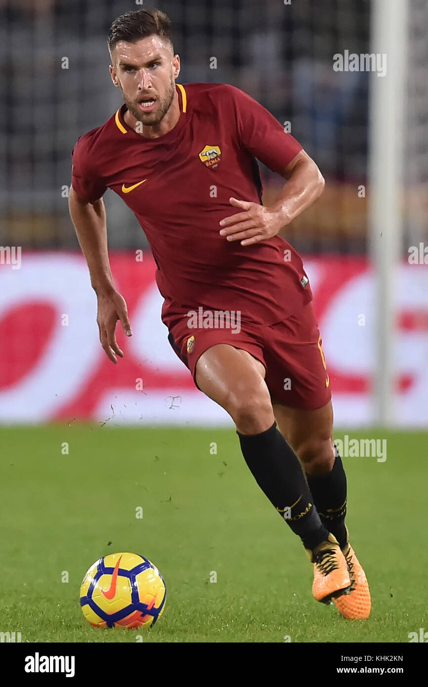 Kevin Strootman Roma Roma 28-10-2017 Stadio Olimpico Calcio Serie A