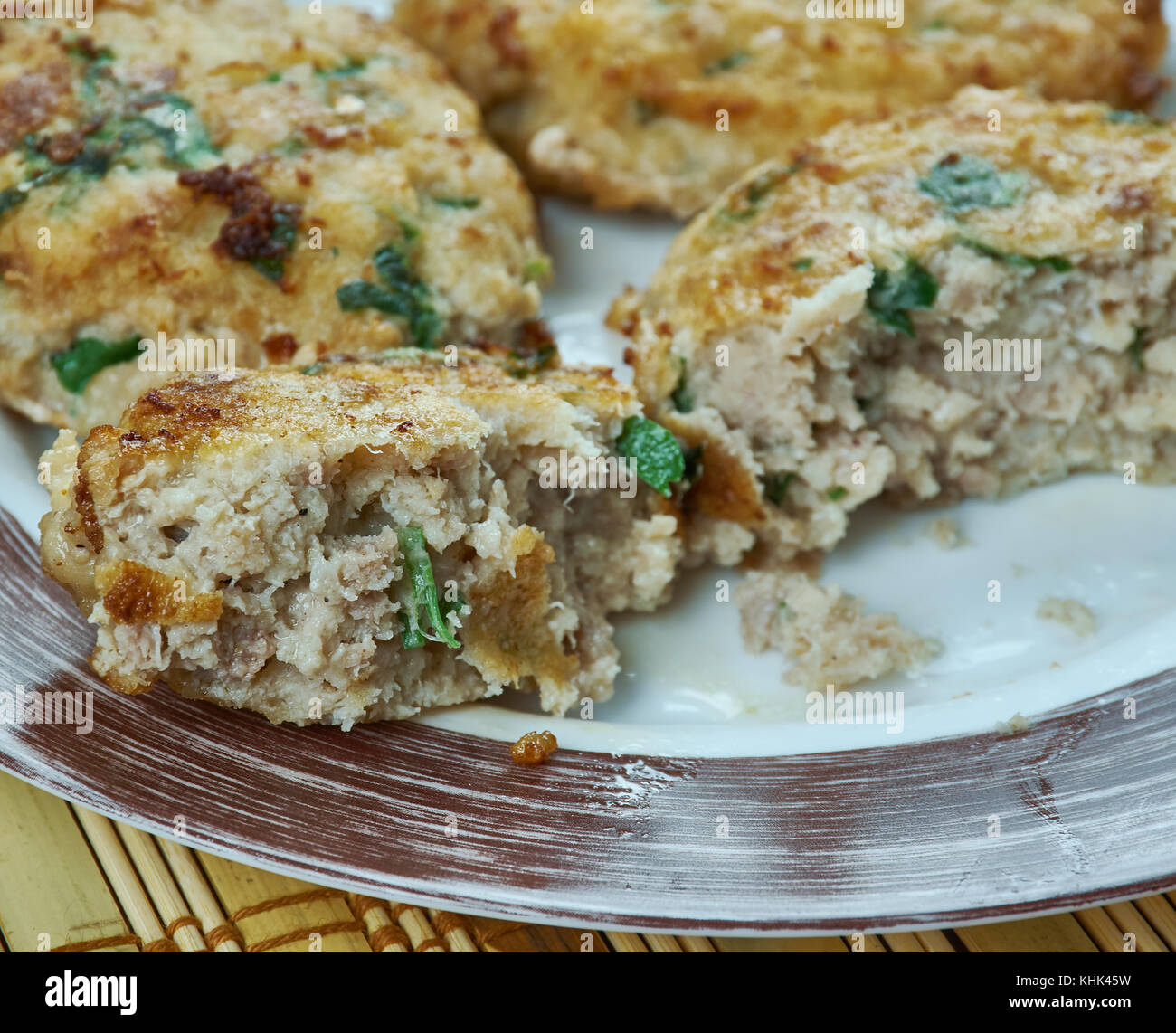 Smoked Mackerel Fishcakes Stock Photo Alamy