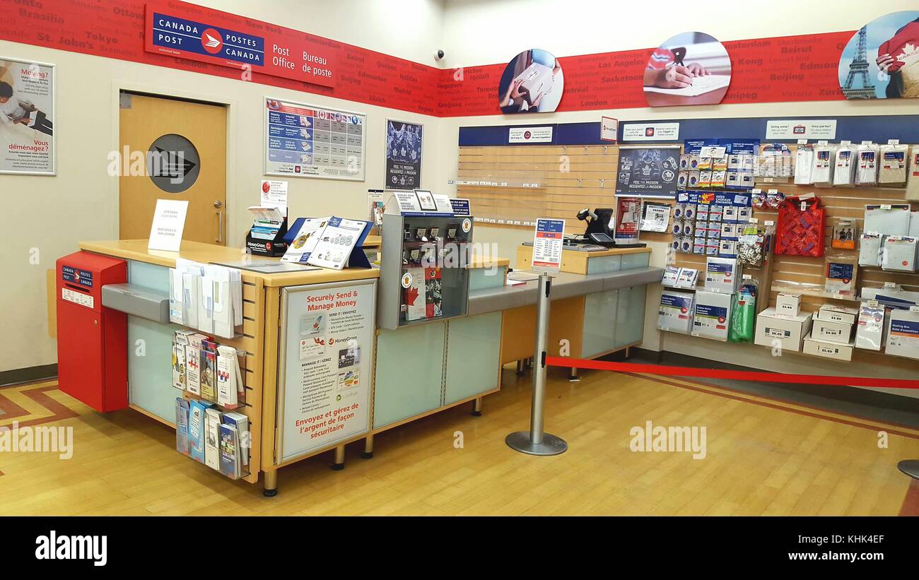 Canadian Post Office Stock Photo Alamy