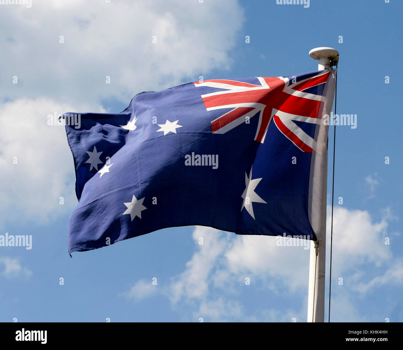 AUSTRALIAN FLAG  2009 Stock Photo