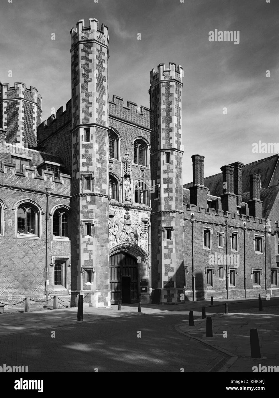 Great Gate of St John's College Cambridge Stock Photo