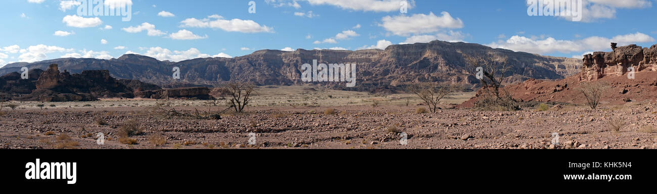 Red color rocks in Timna park in Negev desert. Israel Stock Photo - Alamy