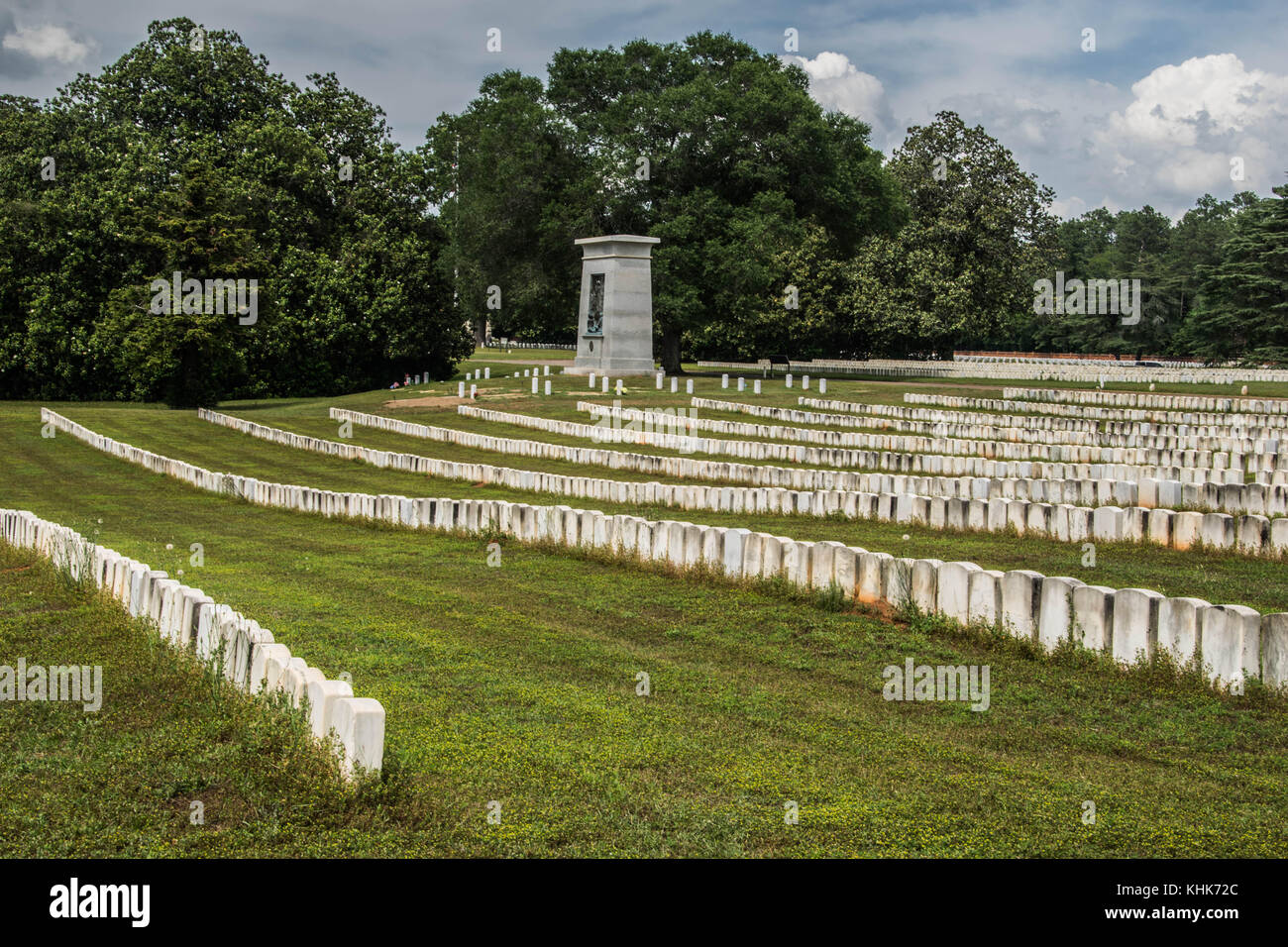 Andersonville Historic Cemetery GA Stock Photo