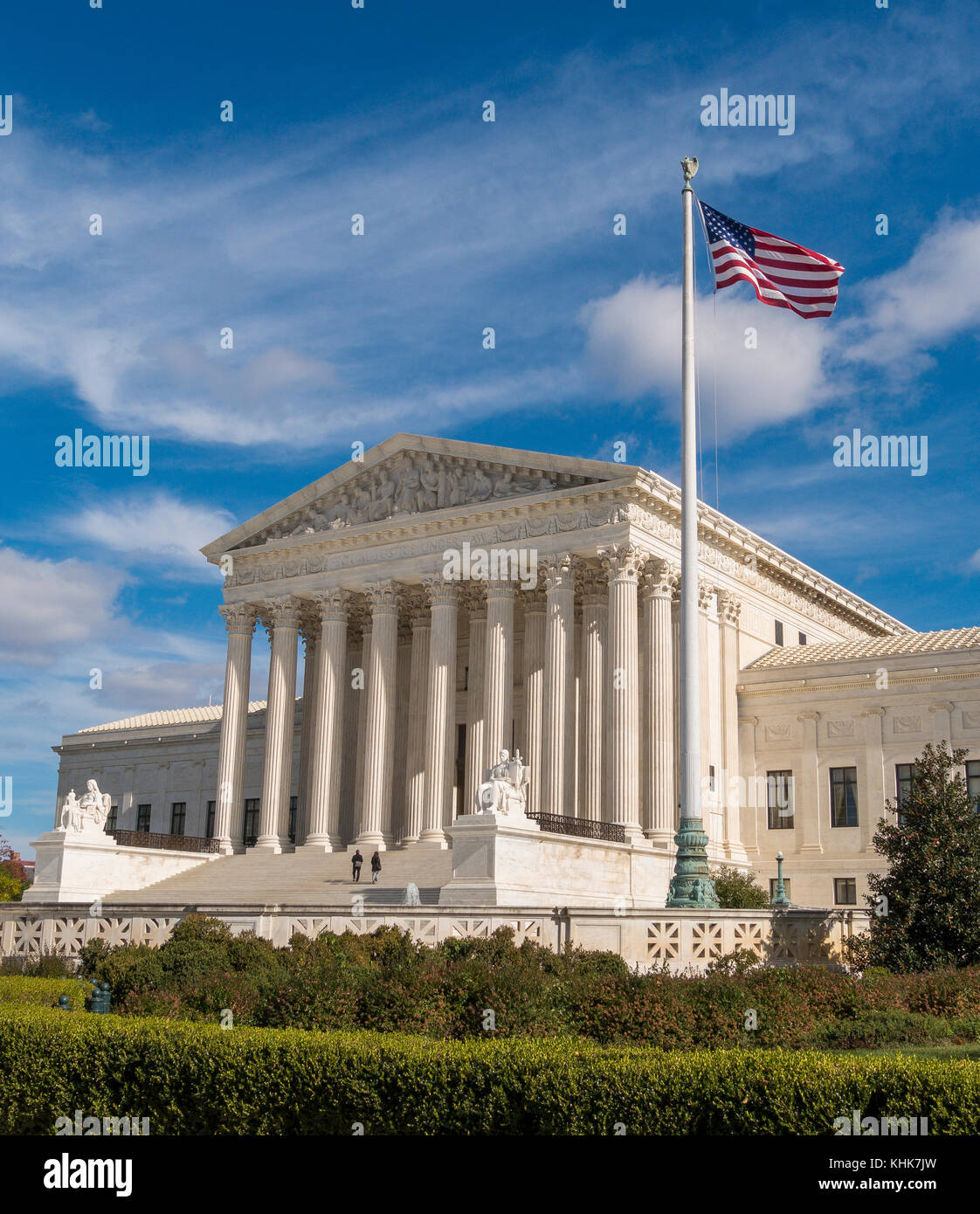 WASHINGTON, DC, USA - United States Supreme Court building exterior. Stock Photo