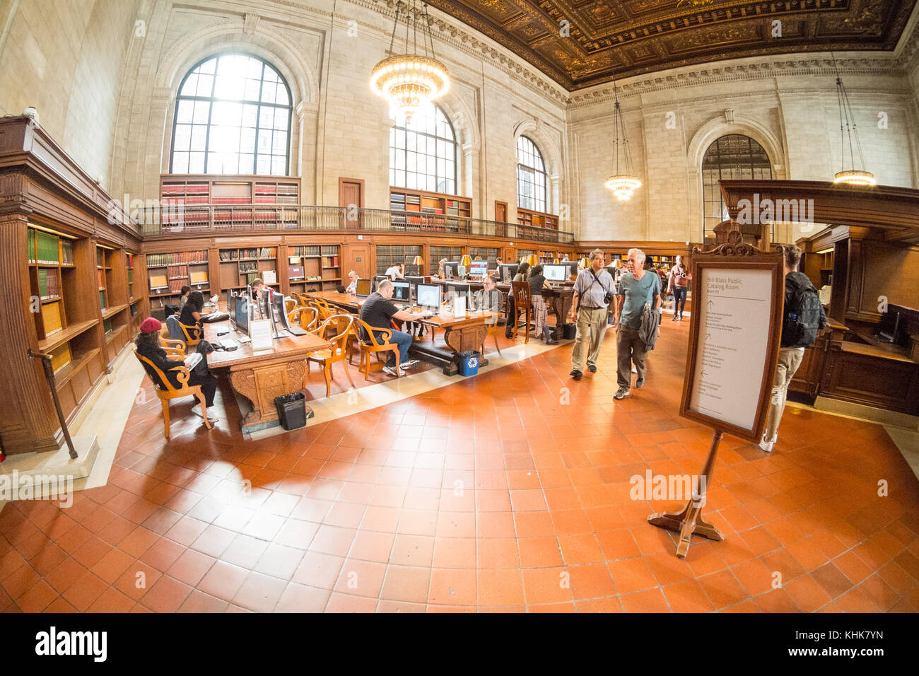The Rose main reading room ,New York Public Library, Fifth Avenue