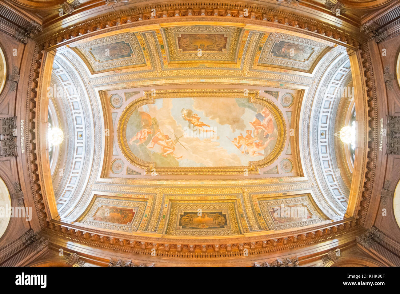McGraw Rotunda,New York Public Library, Fifth Avenue, Manhattan, New