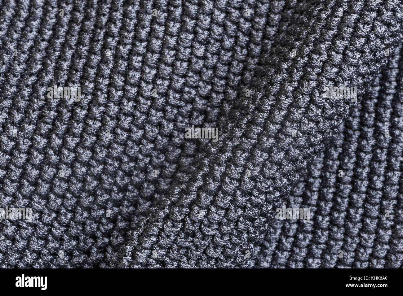 Forms of gray fabric texture Stock Photo