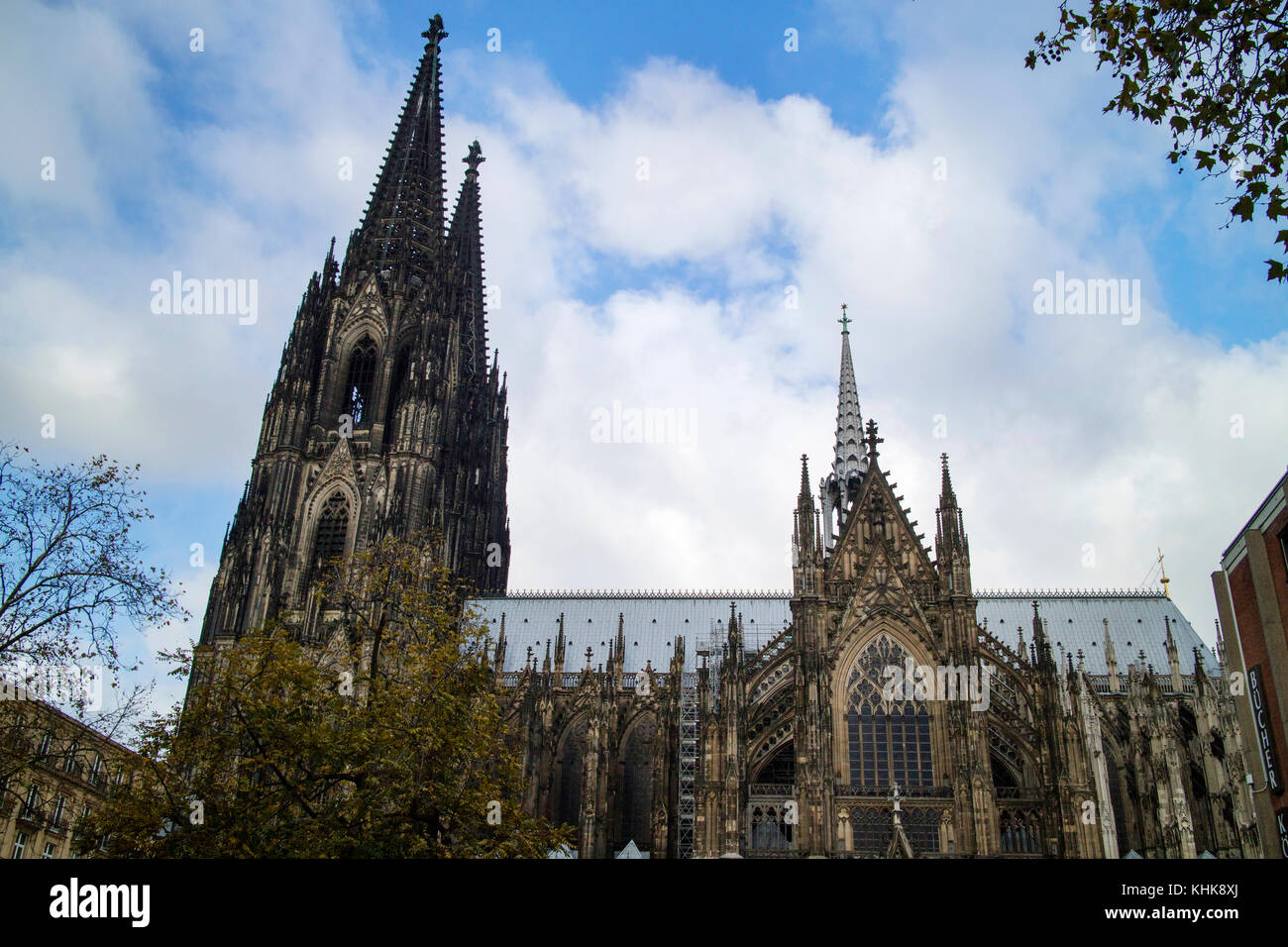 Cologne Cathedral, Innenstadt central city district and largest city in the German federal State of North Rhine-Westphalia in Germany, Europe Stock Photo