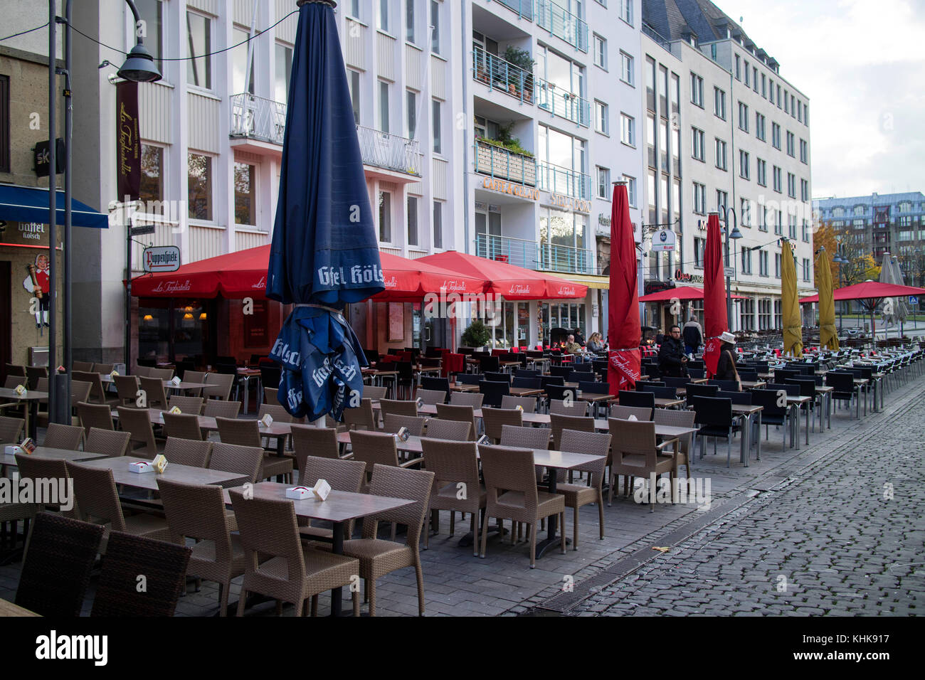 Bars and restaurants in Cologne, central city district and largest city in the German federal
