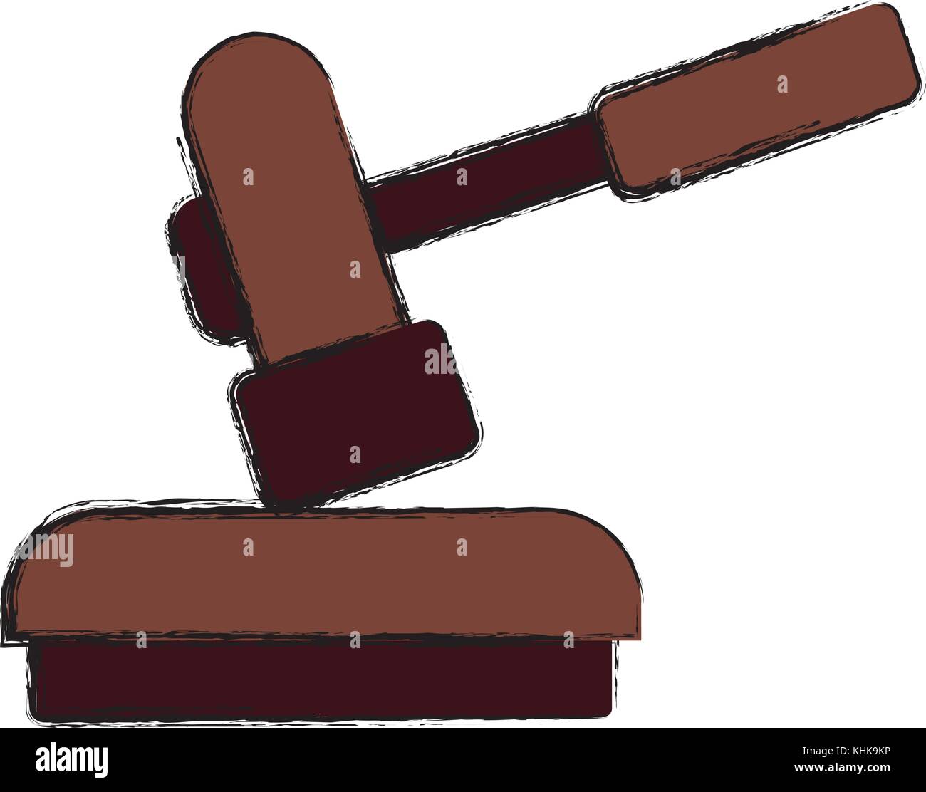 Gavel justice symbol Stock Vector Image & Art Alamy