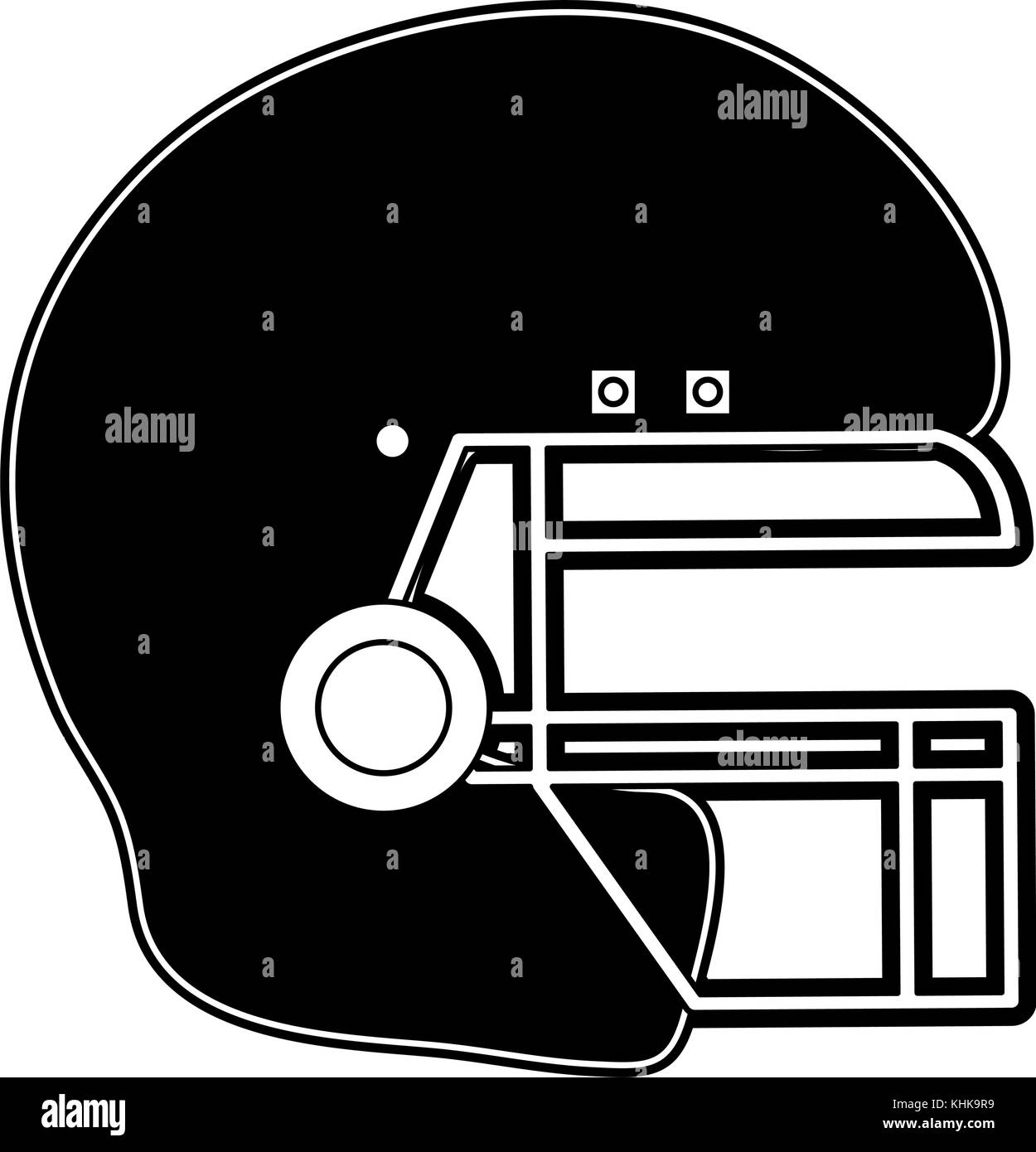 American football helmet Stock Vector Image & Art - Alamy