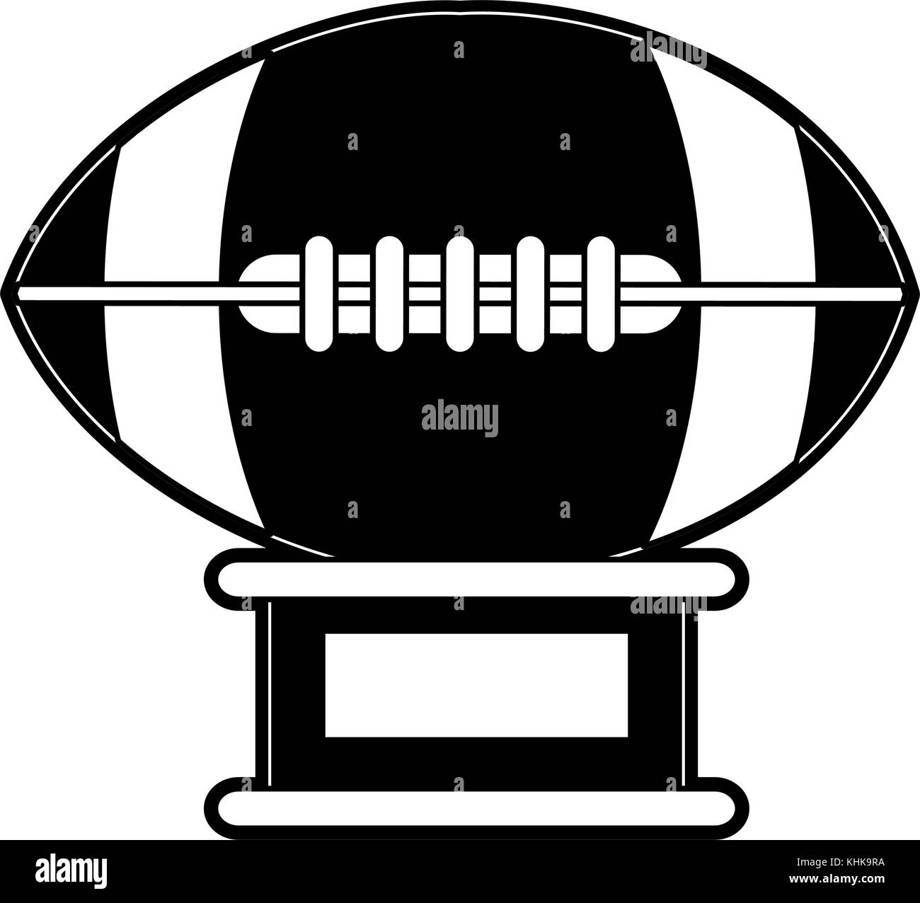 American football trophy cup Stock Vector Image & Art Alamy