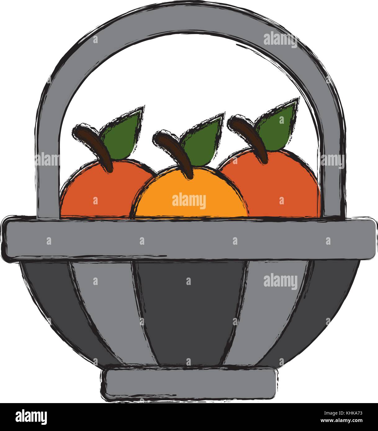 fruits basket symbol Stock Vector Image & Art Alamy