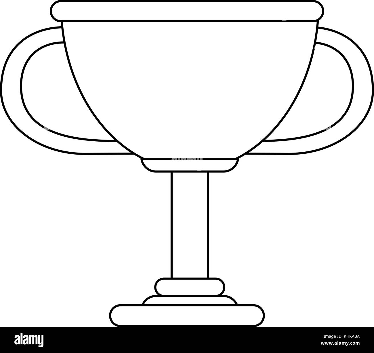 Cup trophy symbol Stock Vector Image & Art - Alamy